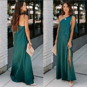 Vici Teal Maxi Dress